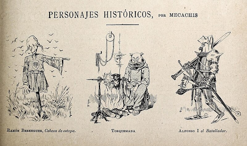 File:1895-04-06, Blanco y Negro, Personajes históricos, Mecachis.jpg