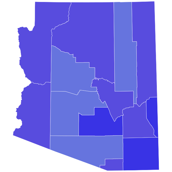 File:1940 United States Senate election in Arizona results map by county.svg