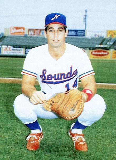 DeFrancesco with the Nashville Sounds in 1988