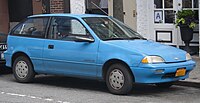 1989–1991 Geo Metro 3-door (US)