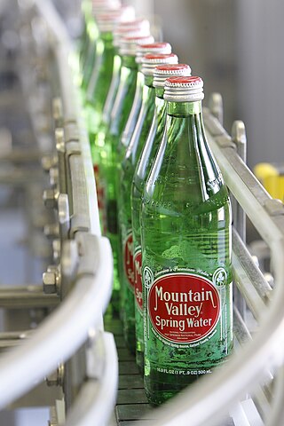 <span class="mw-page-title-main">Mountain Valley Spring Water</span> Brand of American spring water