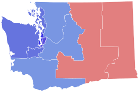 2012 United States Senate election in Washington by Congressional District.svg