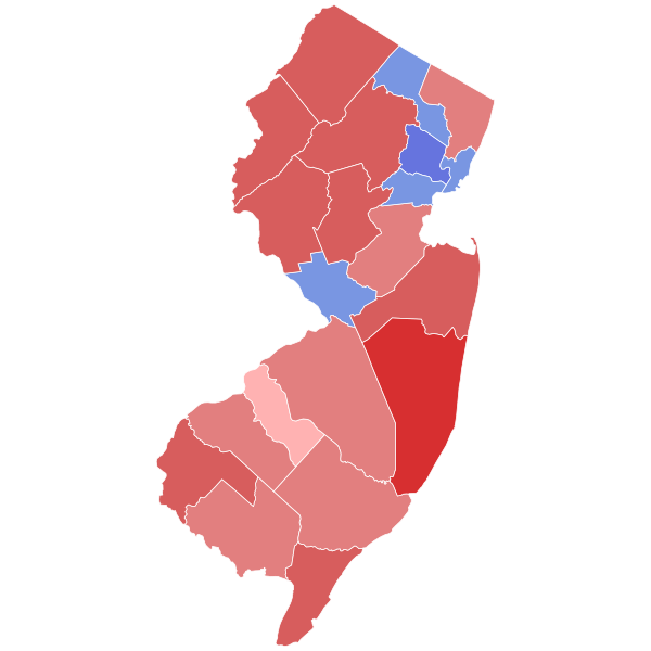 File:2013 New Jersey Gubernatorial election results map by county.svg