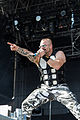 Joakim Brodén from Sabaton at the See-Rock Festival 2014