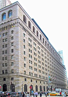 Federal Reserve Bank of New York Building Headquarters of the Federal Reserve Bank of New York