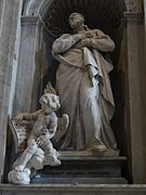 Статуя Святого Филиппа Нери. Ок. 1735. Мрамор. Собор Святого Петра, Ватикан