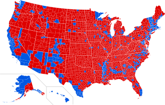 2016 Presidential Election by County.svg