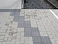 * Nomination Tactile paving at Bahnhof Waidhofen an der Ybbs. --GT1976 21:58, 5 March 2018 (UTC) * Promotion Photo could have been sharper (used tripod?) But good enough for me.--Agnes Monkelbaan 06:03, 6 March 2018 (UTC)