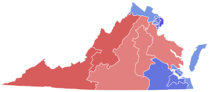 2017 Virginia gubernatorial election results map by congressional district.svg