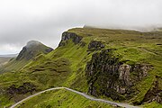 A view of The Quiraing in Isle of Skye, Scotland, in August 2021.