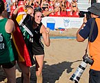 Deutsch: Beachhandball Weltmeisterschaften 2022; Tag 6: 26. Juli 2022 – Frauen, Finale, Spanien-Deutschland 0:2 (14:15, 20:22) English: 2022 Beach handball World Championships; Day 6: 26 July – Women Final – Spain-Germany 0:2 (14:15, 20:22)