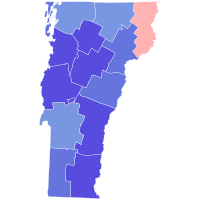 2022 United States Senate election in Vermont results map by county.svg