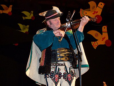 Goral of Podhale - member of Trebunie-Tutki folk band from Zakopane.