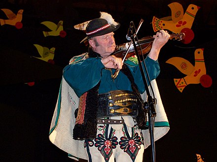 Goral of Podhale – member of Trebunie-Tutki folk band from Zakopane