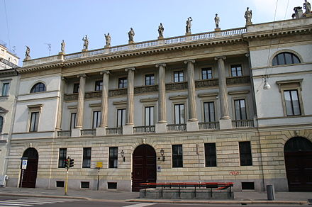 Palazzo Saporiti, Milan 9039 - Milano, Corso Venezia - Giovanni Perego, Palazzo Saporiti (1812) - Foto Giovanni Dall'Orto 22-Apr-2007.jpg