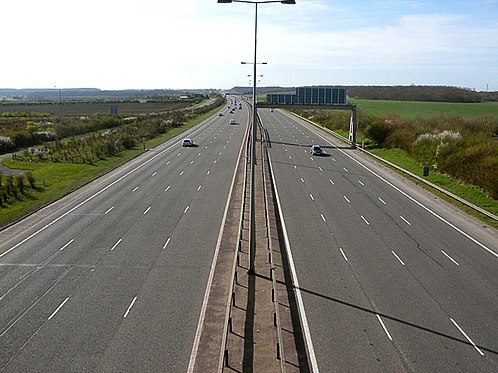 A1(M) southbound at Sawtry.