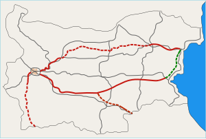 Course of the A 5