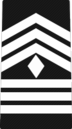 AJROTC First Sergeant insignia