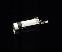 apollo 12 rocket labled