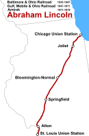 Former train route