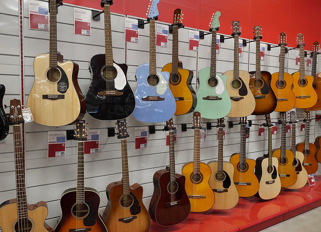 File:Acoustic guitars in store 20180625.jpg