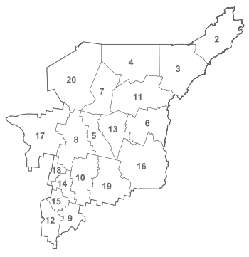 Administrative Map of Komi numbered.svg