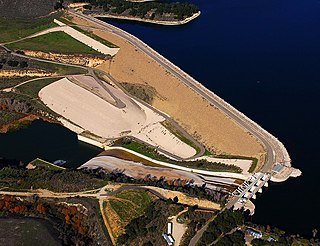 <span class="mw-page-title-main">Bradbury Dam</span> Dam in Santa Barbara County, California