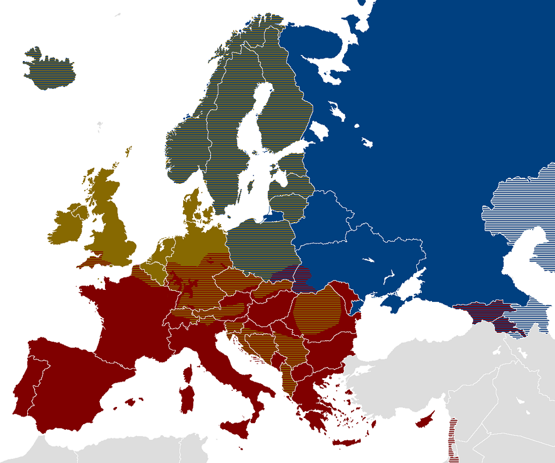 Europos alkoholinių gėrimų juostos