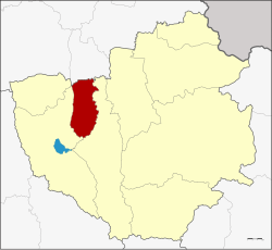 Umístění okresu v provincii Phayao