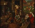 An alchemist. Oil painting after Pieter Bruegel Wellcome L0076244.jpg