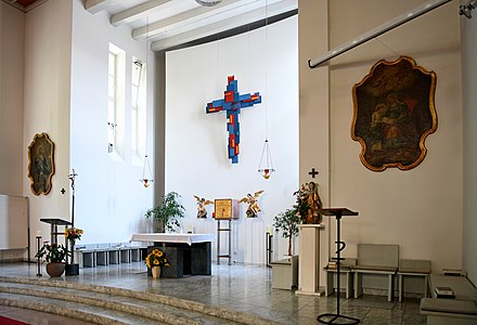 Altarraum der Pfarrkirche Gösting-St. Anna, Graz, Steiermark