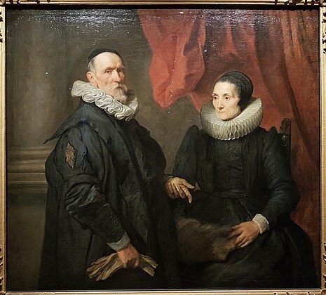 Jan de Wael en zijn vrouw Gertrude de Jode, door Anthony van Dyck