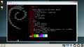 Neofetch mostrado no Debian