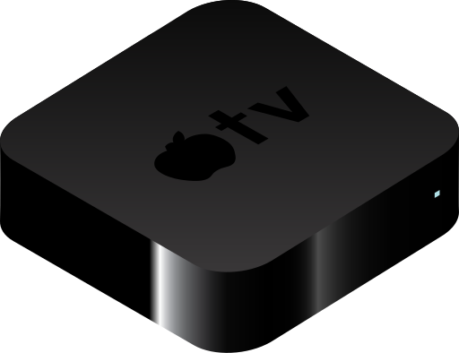 File:Apple TV console.svg