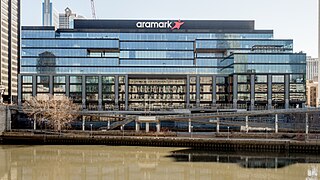 <span class="mw-page-title-main">Aramark</span> American food service, facilities, and uniform services provider