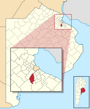 Муниципалитет Эсейса на карте