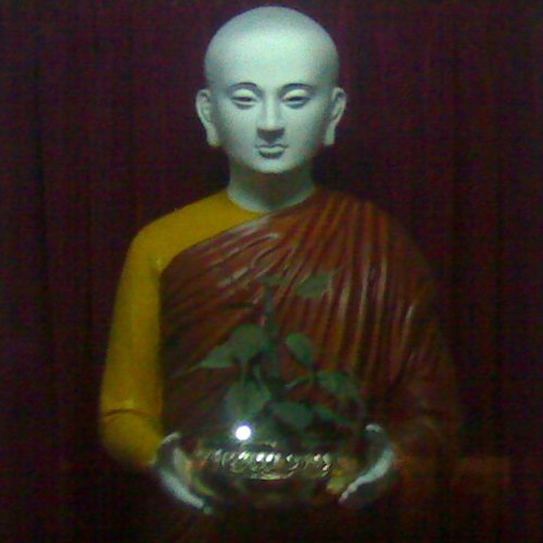 Arahath Sangamitta Theri Statue at a Monastery in Sri Lanka
