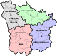 Les 4 arrondissements de la Nièvre
