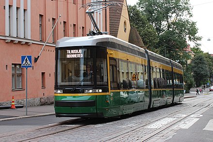 New Škoda Artic tram in Helsinki