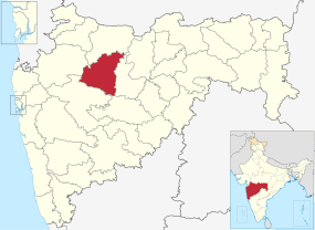 Aurangabad in Maharashtra (India).svg