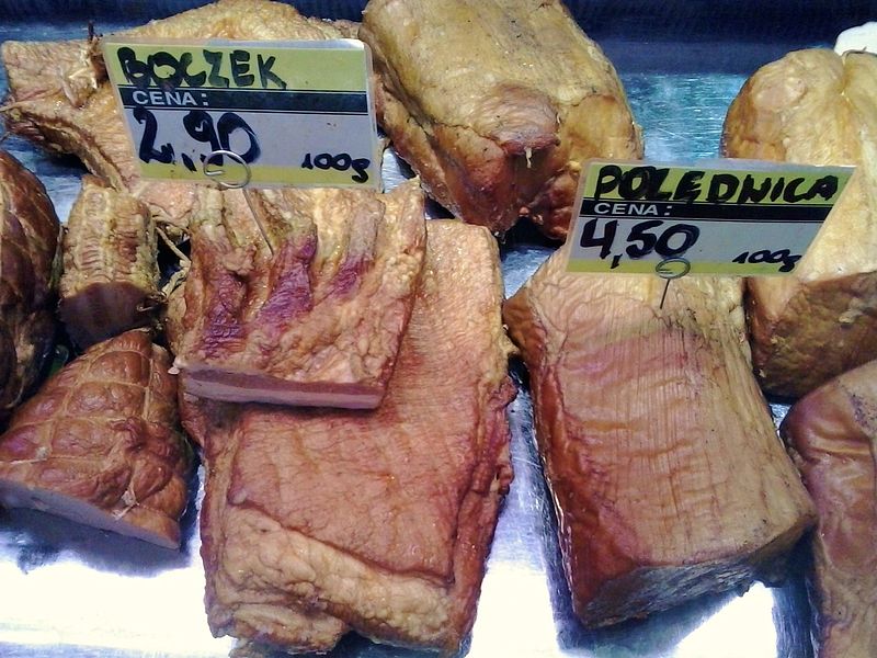 File:Bacon and beef from Poland (Smaki Regionow, Poznan).jpg