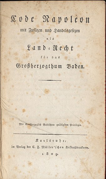 Курсовая работа: Семейное и наследственное право по кодексу Наполеона 1804 г.