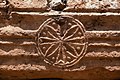 Baptistery, Bashmishli (باشمشلي), Syria - Medallion on portico entablature - PHBZ024 2016 4343 - Dumbarton Oaks.jpg