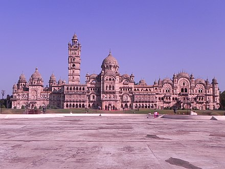 Laxmi Vilas Palace, completed in 1890 is one of the largest palaces in India. It was commissioned by Sayajirao Gaekwad III of Baroda.
