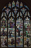 raam van de kathedraal van Norwich