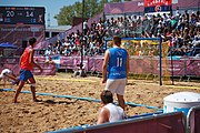 Deutsch: Beachhandball bei den Olympischen Jugendspielen 2018 in Buenos Aires; Tag 7, 13. Oktober 2018; Jungen, Halbfinale – Spanien-Kroatien 2:1 English: Beach handball at the 2018 Summer Youth Olympics in Buenos Aires at 13 October 2018 – Boys Semifinal – Spain-Croatia 2:1 Español: Handball de playa en los Juegos Olimpicos de la Juventud Buenos Aires 2018 en 13 de octubre de 2018 – Semifinales de chicos - España-Croacia 2:1