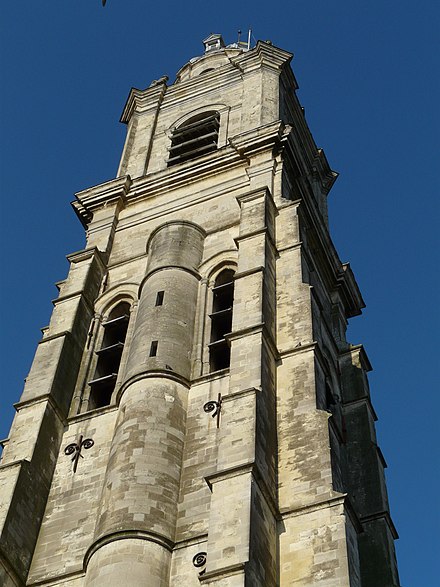 The belfry of Cambrai, the old bell tower of the Church of Saint Martin, symbol of communal freedoms