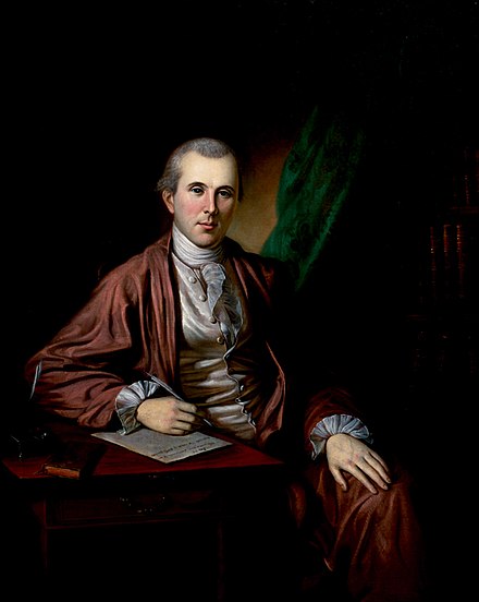 A 1783 portrait of Rush by Charles Willson Peale