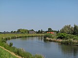 cerca Oosterwijk, el rio: de Linge