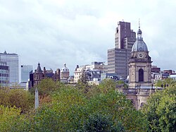 Birmingham - St Philip's Square skyline in Autumn.jpg